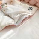 Set lenjerie pentru Patut Bebe din 6 piese Vlupe roz (7)